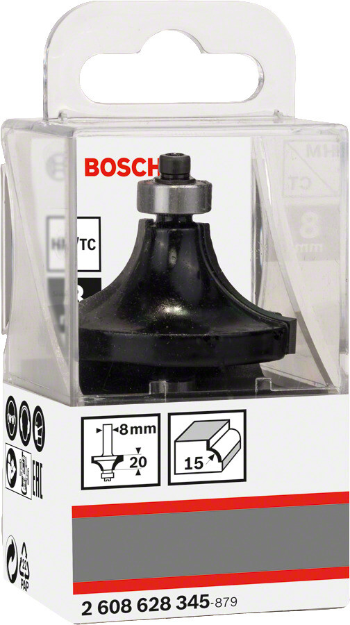 Фреза по дереву карнизная 42,7х22х66 мм BOSCH Standard for Wood (2608628345) - Фото 3